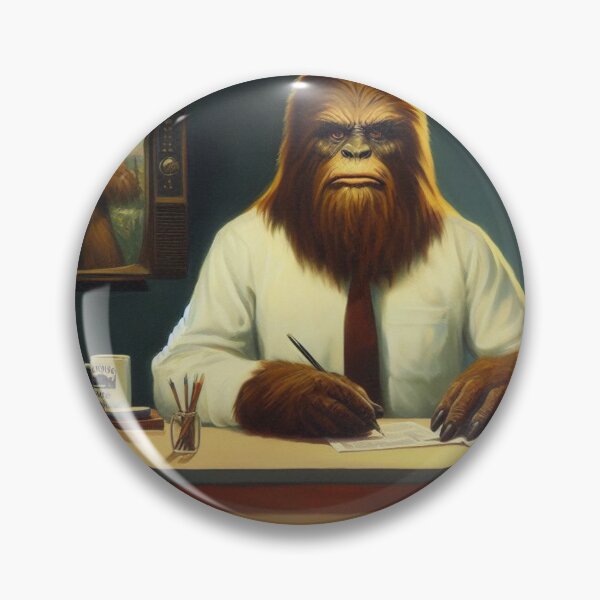 Item preview, Bigfoot News Anchor designed and sold by CrankyOldDude.