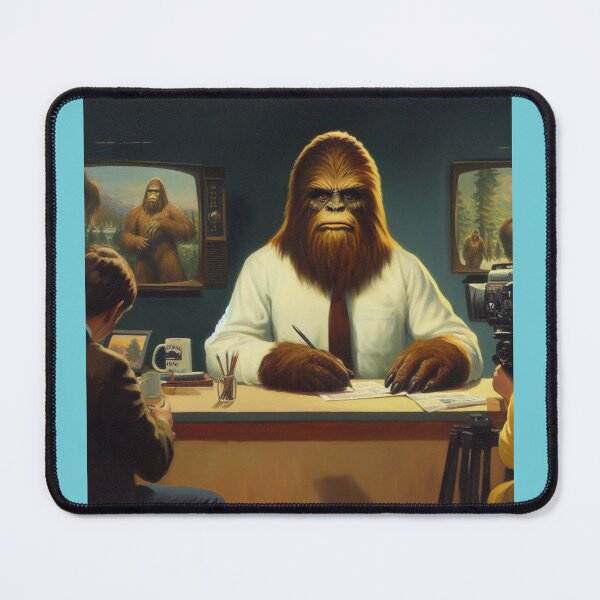 Item preview, Bigfoot News Anchor designed and sold by CrankyOldDude.