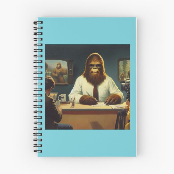 Item preview, Bigfoot News Anchor designed and sold by CrankyOldDude.