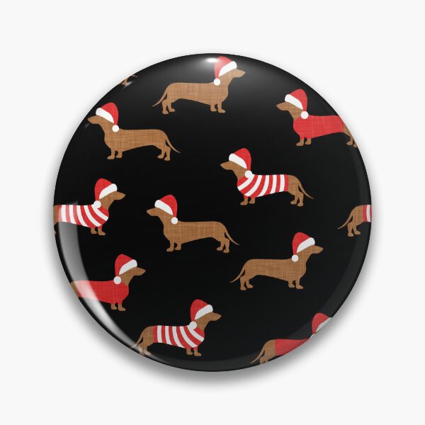 Item preview, Christmas Dachshund - Holiday Wiener dogs designed and sold by littlearrow.
