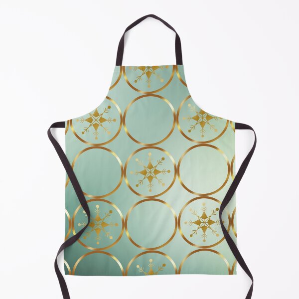 Item preview, golden geometric flower pattern designed and sold by Taloory.
