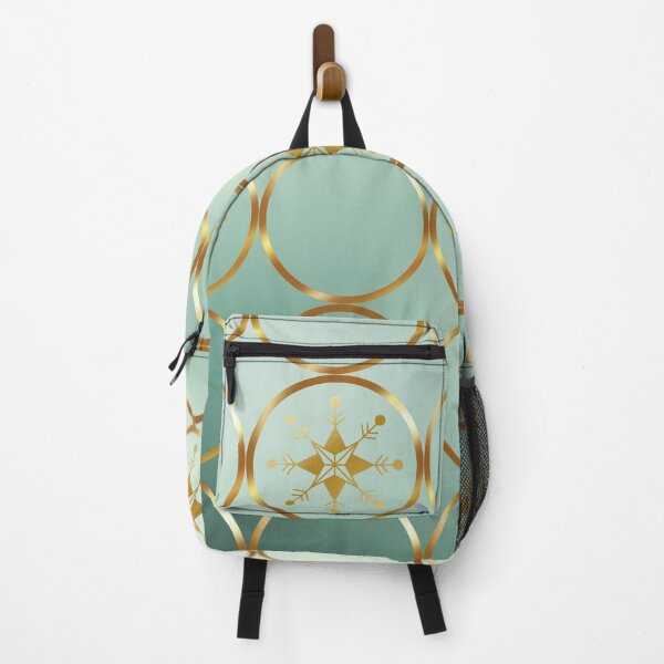 Item preview, golden geometric flower pattern designed and sold by Taloory.