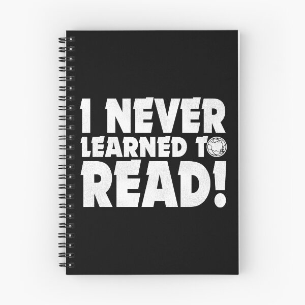 Item preview, I Never Learned To Read! designed and sold by ourkid.