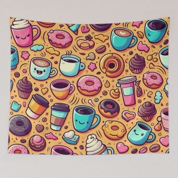 Item preview, Coffee and Doughnuts designed and sold by DoggoTankDesign.