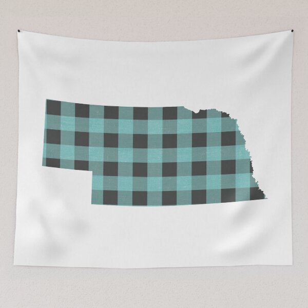 Item preview, Nebraska Plaid in Mint designed and sold by Maren Misner.