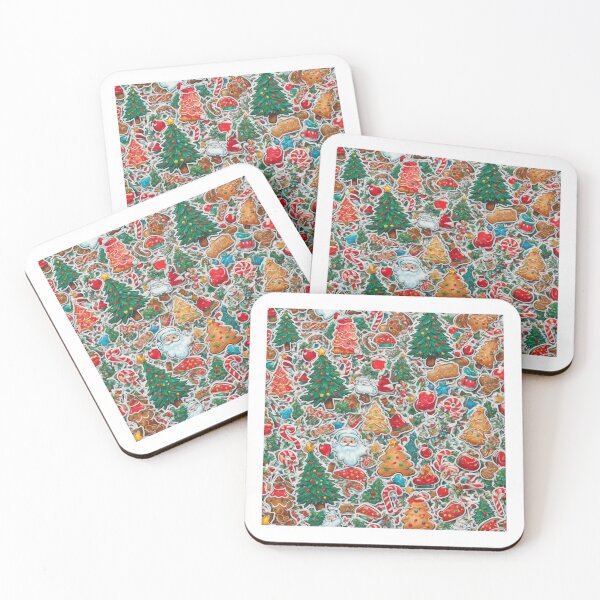 Item preview, Melted Christmas with gingerbread cookies and candy canes designed and sold by LollyPixieHub.