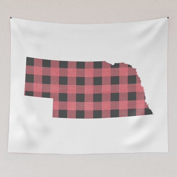 Item preview, Nebraska Plaid in Pink designed and sold by Maren Misner.