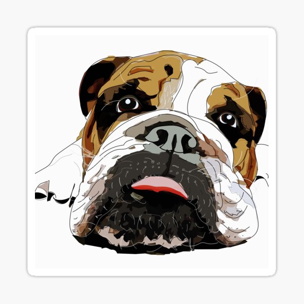 English Bulldog Sticker