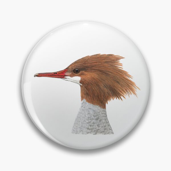 Item preview, Female Common Merganser designed and sold by paperbirdstudio.