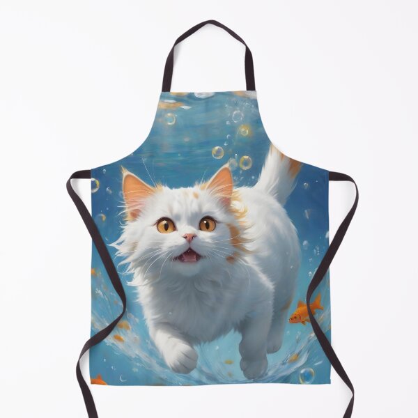 Item preview, Cat in the water designed and sold by pixelartestudio.