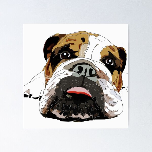 Item preview, English Bulldog  designed and sold by sketchandpaws.