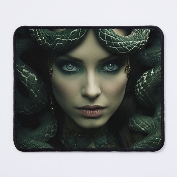 Item preview, Dark Green Medusa designed and sold by OccultDreams.