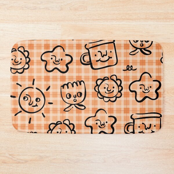 Item preview, Adorable Plaid Pattern with Playful Faces: A Charming Design for Every Occasion designed and sold by OrangeMG.