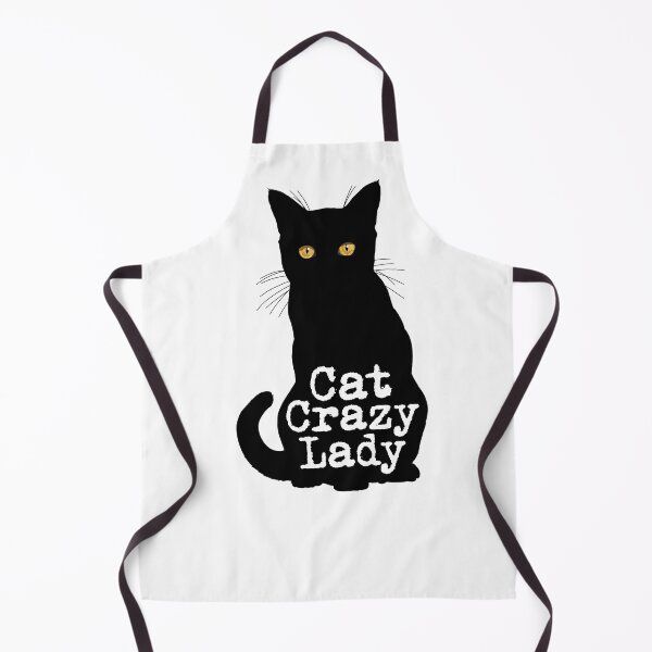 Item preview, Cat Crazy Lady in Black Cat Silhouette designed and sold by Carleah Unique.
