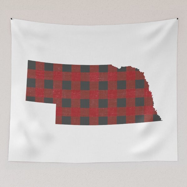 Item preview, Nebraska Plaid in Red designed and sold by Maren Misner.
