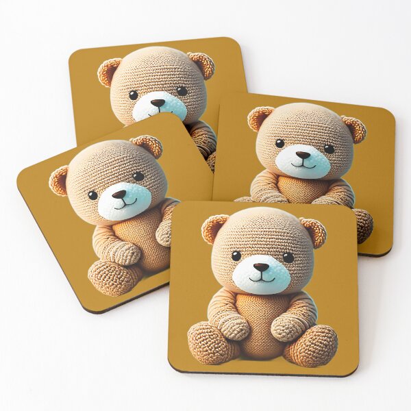 Item preview, Mini Knitted Teddy Bear designed and sold by RogkTR.