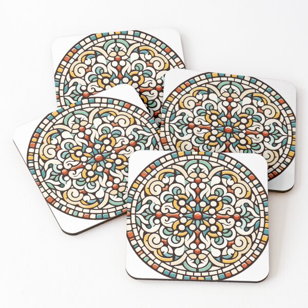 Item preview, Mosaic tile design with a Mediterranean flair designed and sold by LongIslandDesgn.