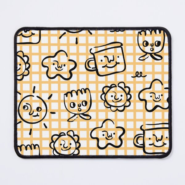 Item preview, Kawaii Plaid: Adorable Faces on a Classic Pattern designed and sold by OrangeMG.