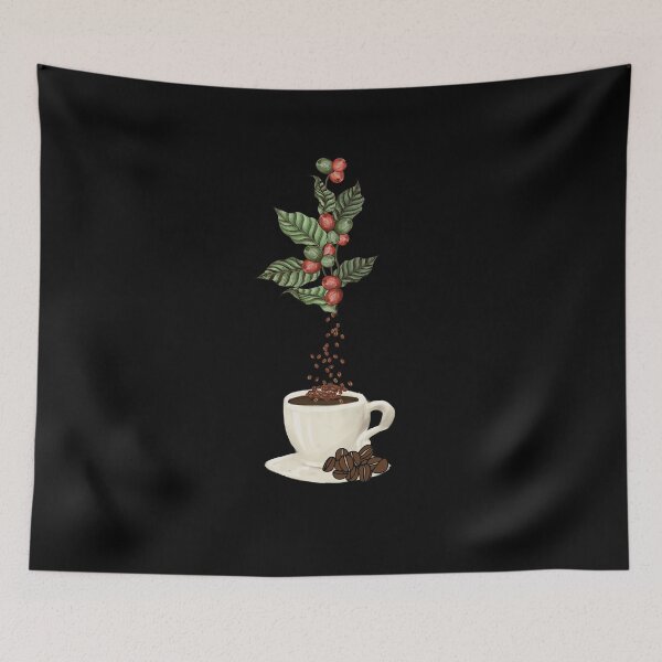 Item preview, Coffee Plant Espresso, for coffee lovers designed and sold by NaaEchDesign ⭐⭐⭐⭐⭐.