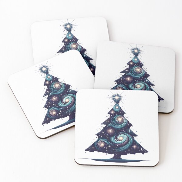 Item preview, Space Christmas Tree - Galaxies designed and sold by Geekbits-Store.