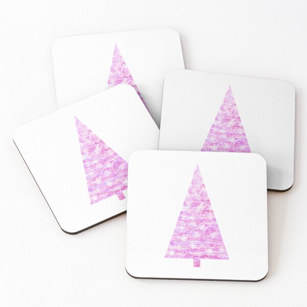 Item preview, Watercolor Christmas Tree, light, delicate glamour pink. designed and sold by My-fake-places.