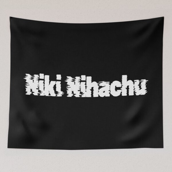 Item preview, Niki Nihachu Merch Glitch Logo designed and sold by Cameron-Gray.