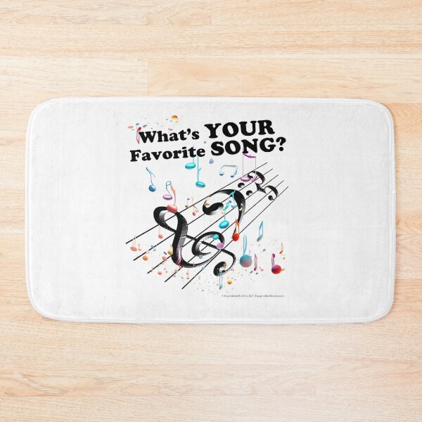 Item preview, What's Your Favorite Song? - For Light Backgrounds designed and sold by The Imagination Source™.