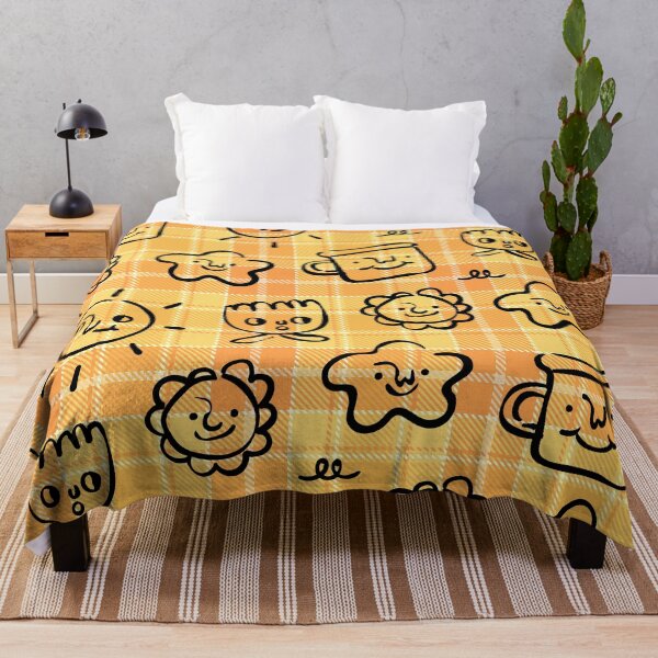Item preview, Kawaii Plaid: Adorable Faces on a Classic Pattern designed and sold by OrangeMG.