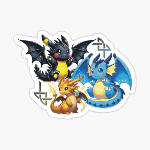 Item preview, Dragon Trio designed and sold by Mehdals.