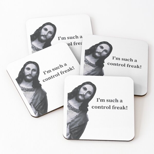 Item preview, Jesus ' I'm Such A Control Freak' Meme designed and sold by TeesFashion.