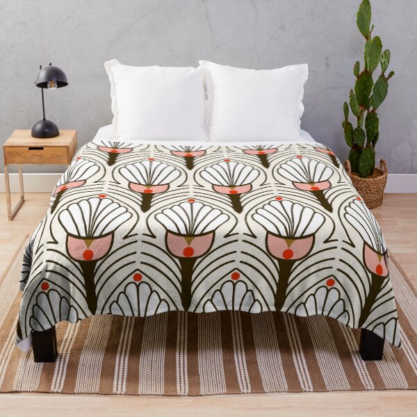 Item preview, Art Deco vibes pattern - off-white background designed and sold by IlustraDeni.