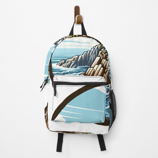 Item preview, Picturesque lighthouse on rocky coast designed and sold by LongIslandDesgn.