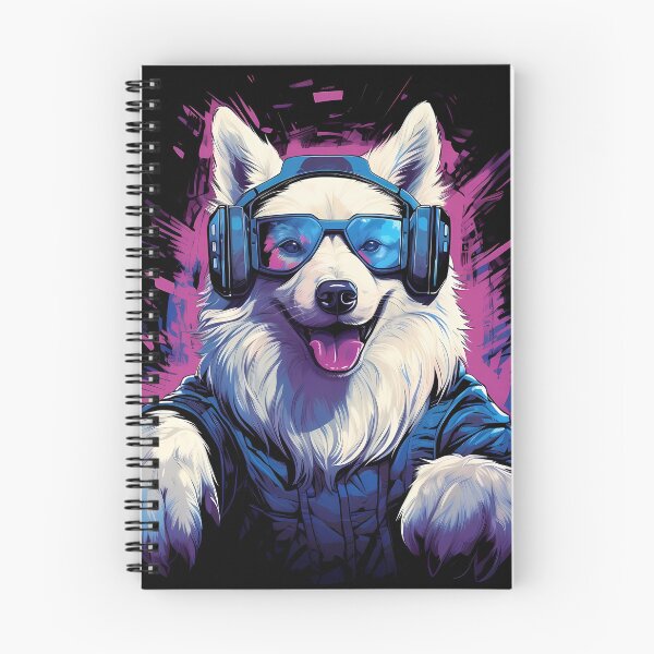 Item preview, Retro Samoyed Gamer for Dog Dad designed and sold by Julia Smorochynska.