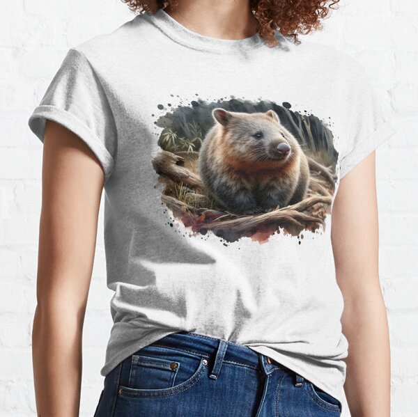 Vista previa del artículo con la obra «wombat», diseñado y vendido por RubisLeaf.