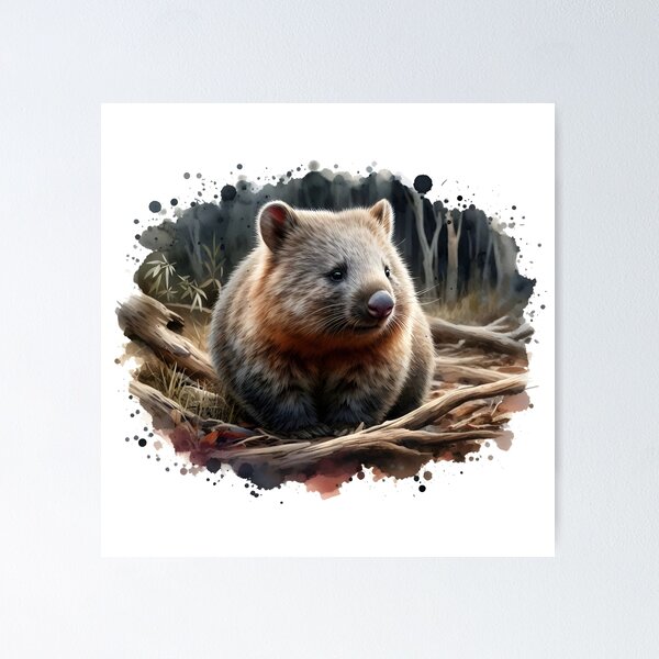 Item preview, Wombat  designed and sold by RubisLeaf.