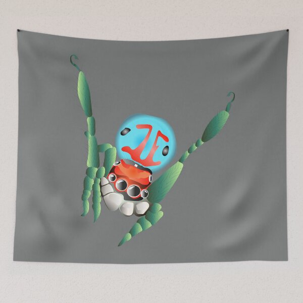 Item preview, Gory details The Peacock Spider (Maratus volans) designed and sold by Gorydetails.