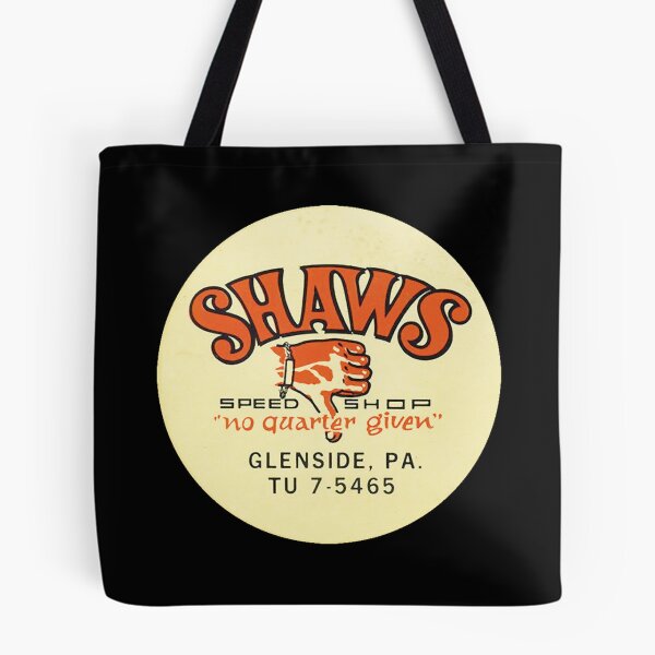 Item preview, Shaws Speed Shop 'no quarter given' Nero thumb - vintage Hot rod, Race & Street car designed and sold by retropetrol.
