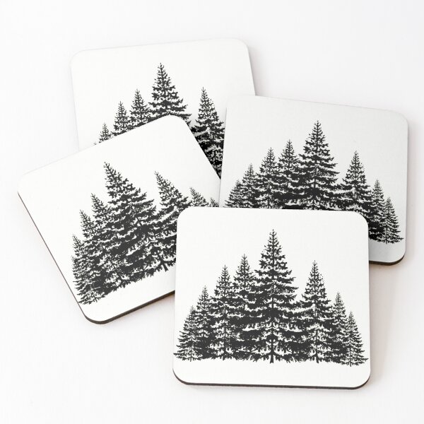 Item preview, Dense Forest Silhouette designed and sold by CraftedRealm.