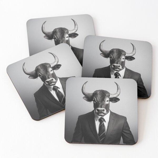 Item preview, Ox in Business Suit Art designed and sold by redstar19.