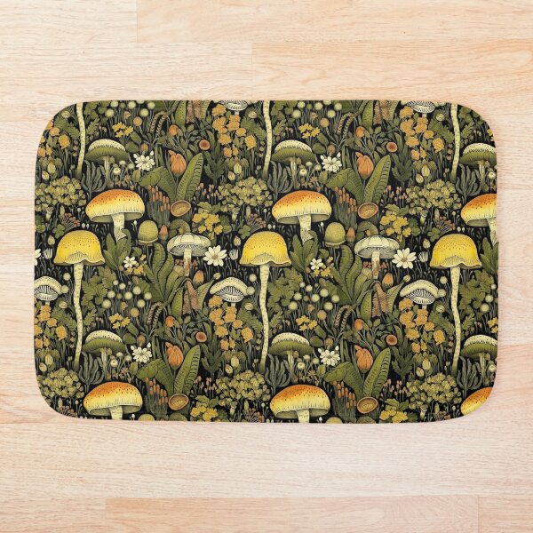 Aperçu de l'œuvre Champignons Meadows Tentures créée et vendue par Fizzycat.