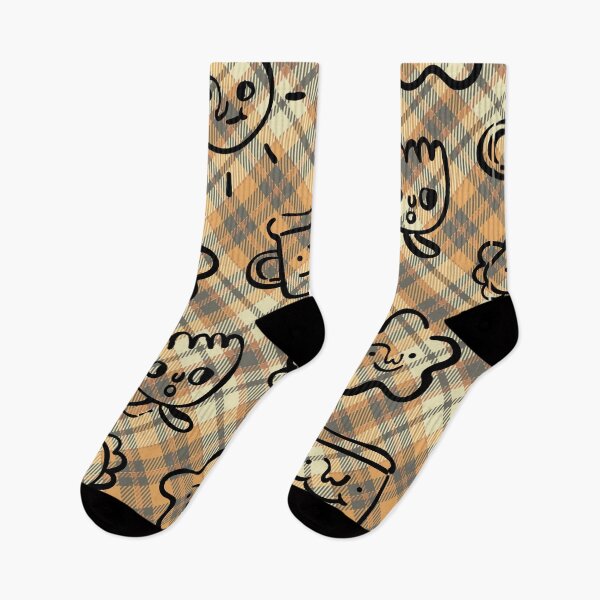 Item preview, Adorable Faces Plaid Seamless Pattern: A Kawaii Design designed and sold by OrangeMG.