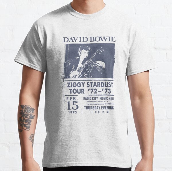 David bowie shop t shirt redbubble