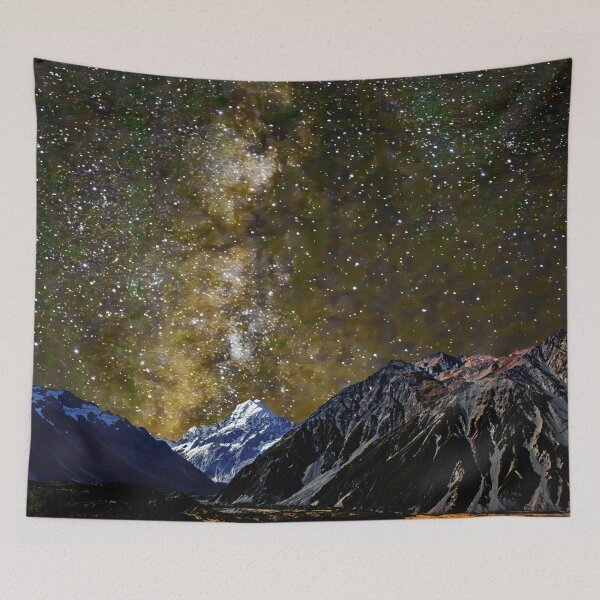 Item preview, Aoraki/Mount Cook and the Milky Way designed and sold by Mista Vista Photos.