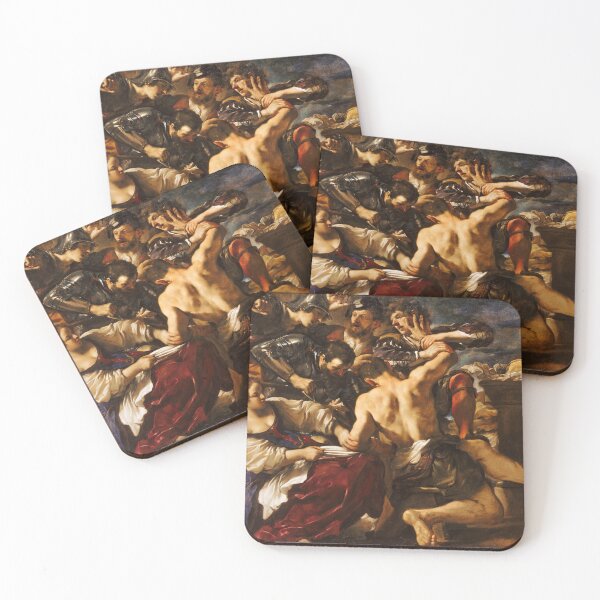 Item preview, Guercino Masterpiece Samson Captured by Philistines Art Print designed and sold by TheSoulOfArt.