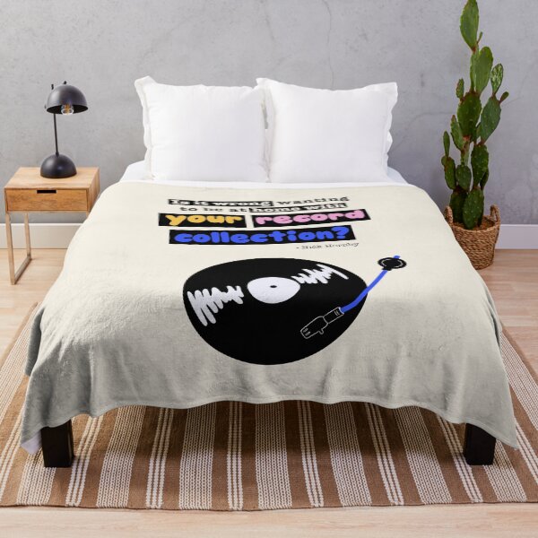 Item preview, Is it wrong wanting to be at home with your record collection? Nick Hornby "High Fidelity" quote designed and sold by Miaou Studio.