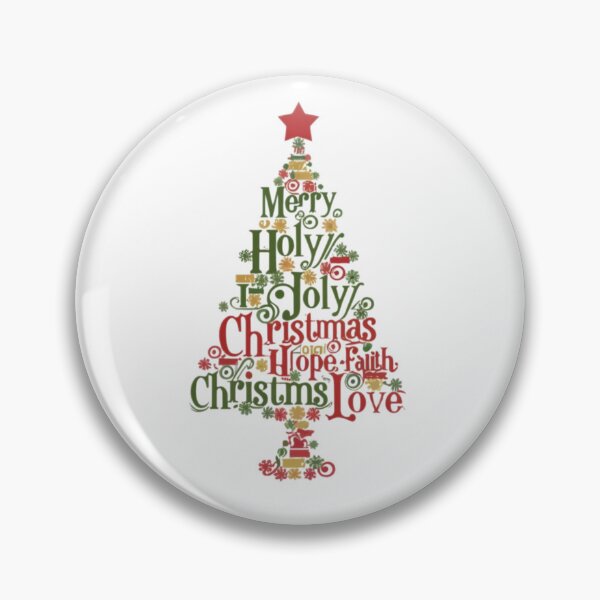 Item preview, Christmas Tree Outine With Christmas Words designed and sold by PlanetMarker.