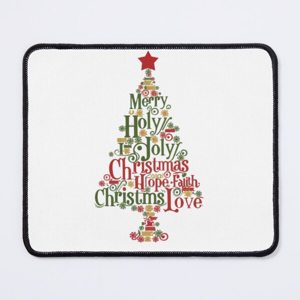 Item preview, Christmas Tree Outine With Christmas Words designed and sold by PlanetMarker.