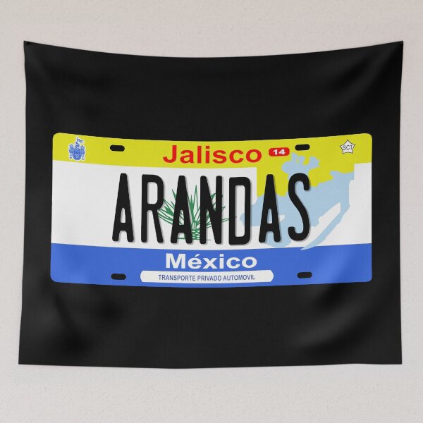 Item preview, Arandas Jalisco License Plate designed and sold by BahayProduction.