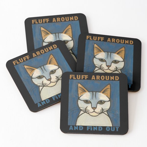 Item preview, Fluff Around And Find Out Funny Cat Puns designed and sold by PavoPlumaA.