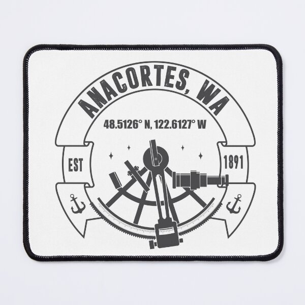 Item preview, ANACORTES, WA Coordinates designed and sold by dzk9designs.